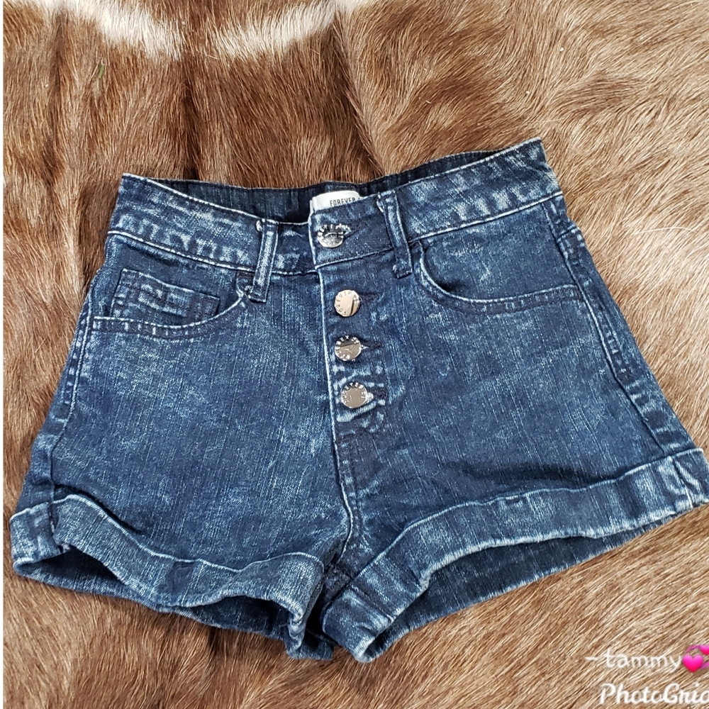 Forever 21 Cuffed Shorts